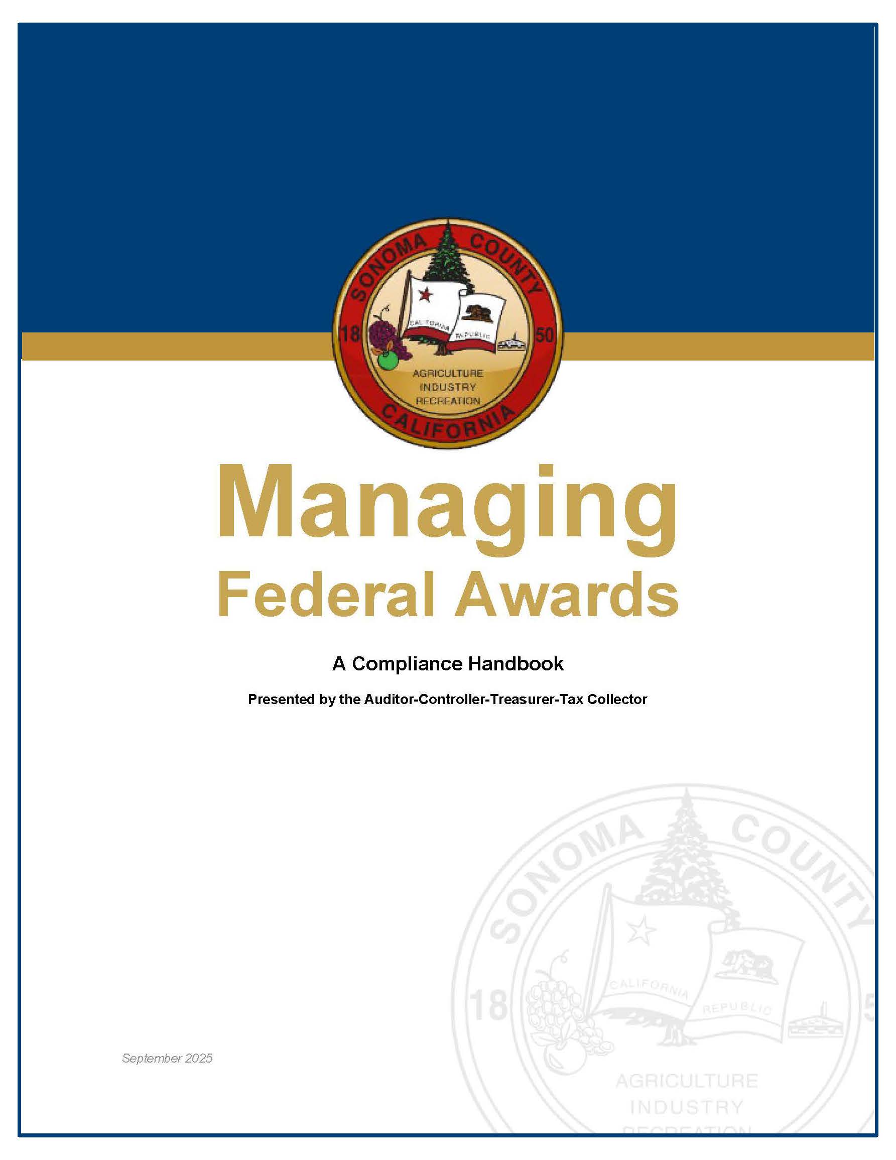 Managing Federal Awards Compliance Handbook