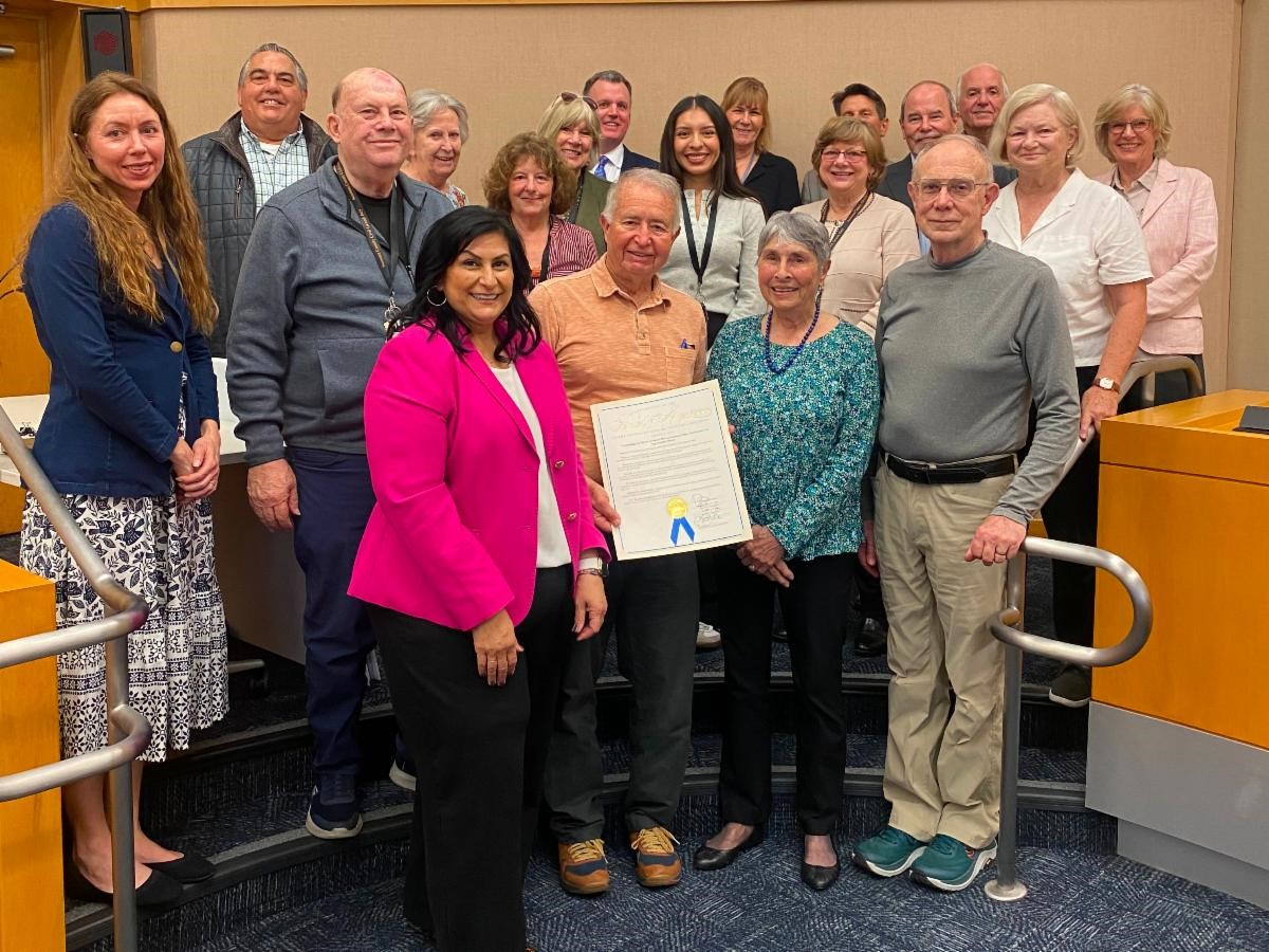 The Sonoma County Board of Supervisors presents a gold resolution to members of the Sonoma County Civil Grand Jury on March 3, 2026. 