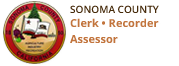 Sonoma County seal with Clerk-Recorder-Assessor