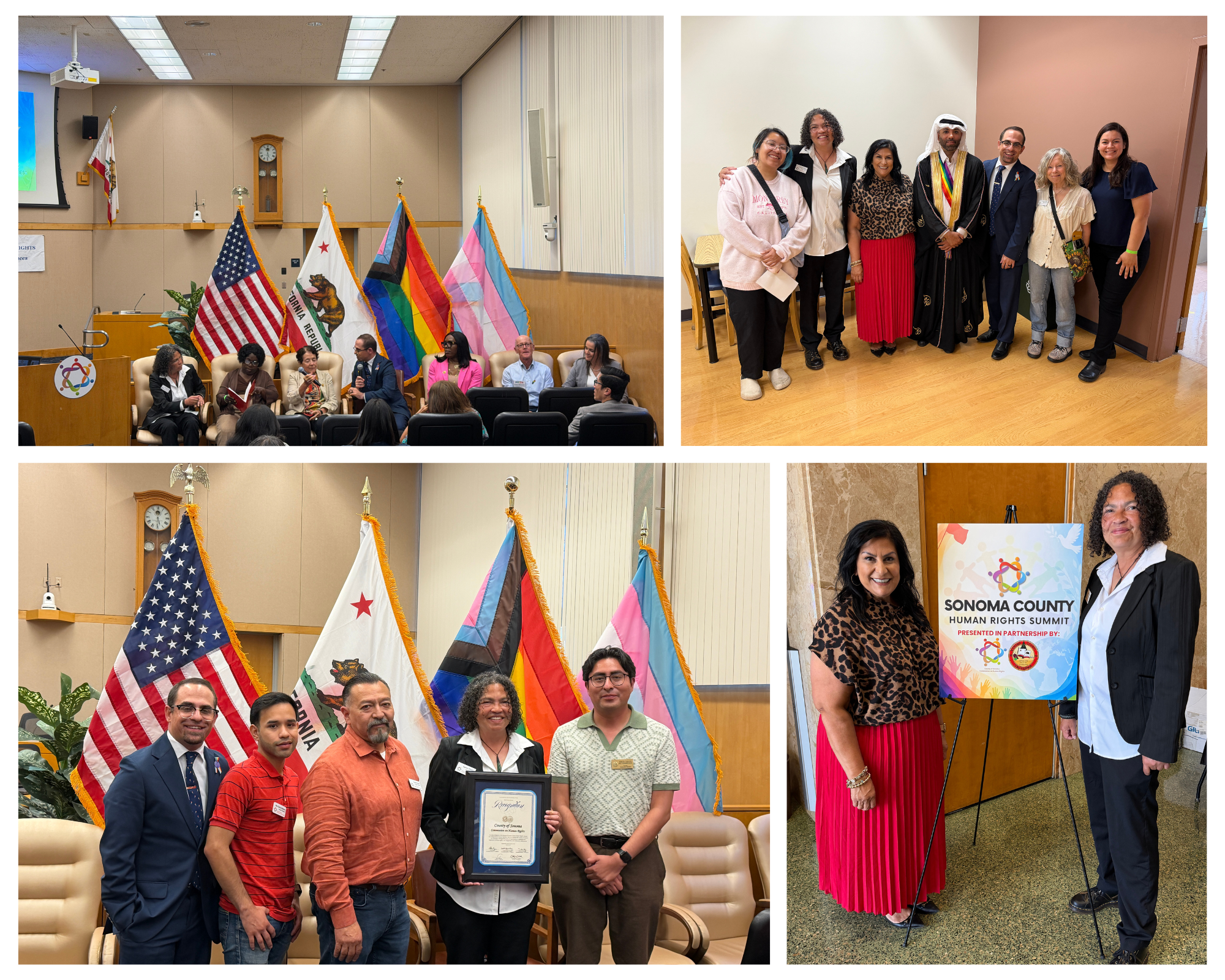 A Collage of the Human Rights Event on June 26, 2026