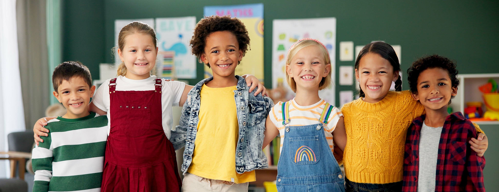 Children in a classroom