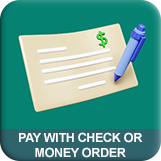 Pay with Check or Money Order