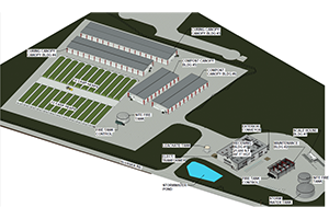 design drawings of a compost facility
