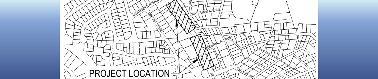 Map detail of proposed project site improvements