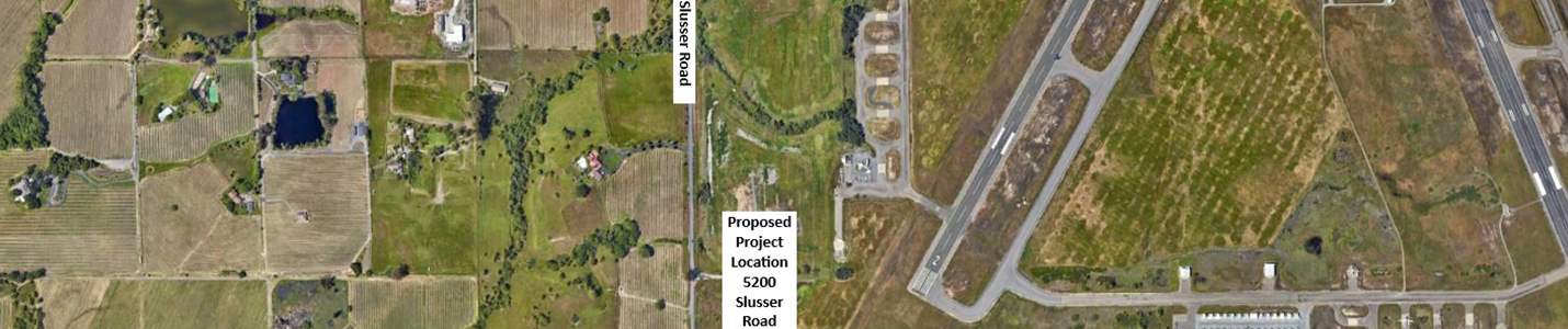 aerial map of facility location