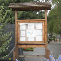 Wood sign